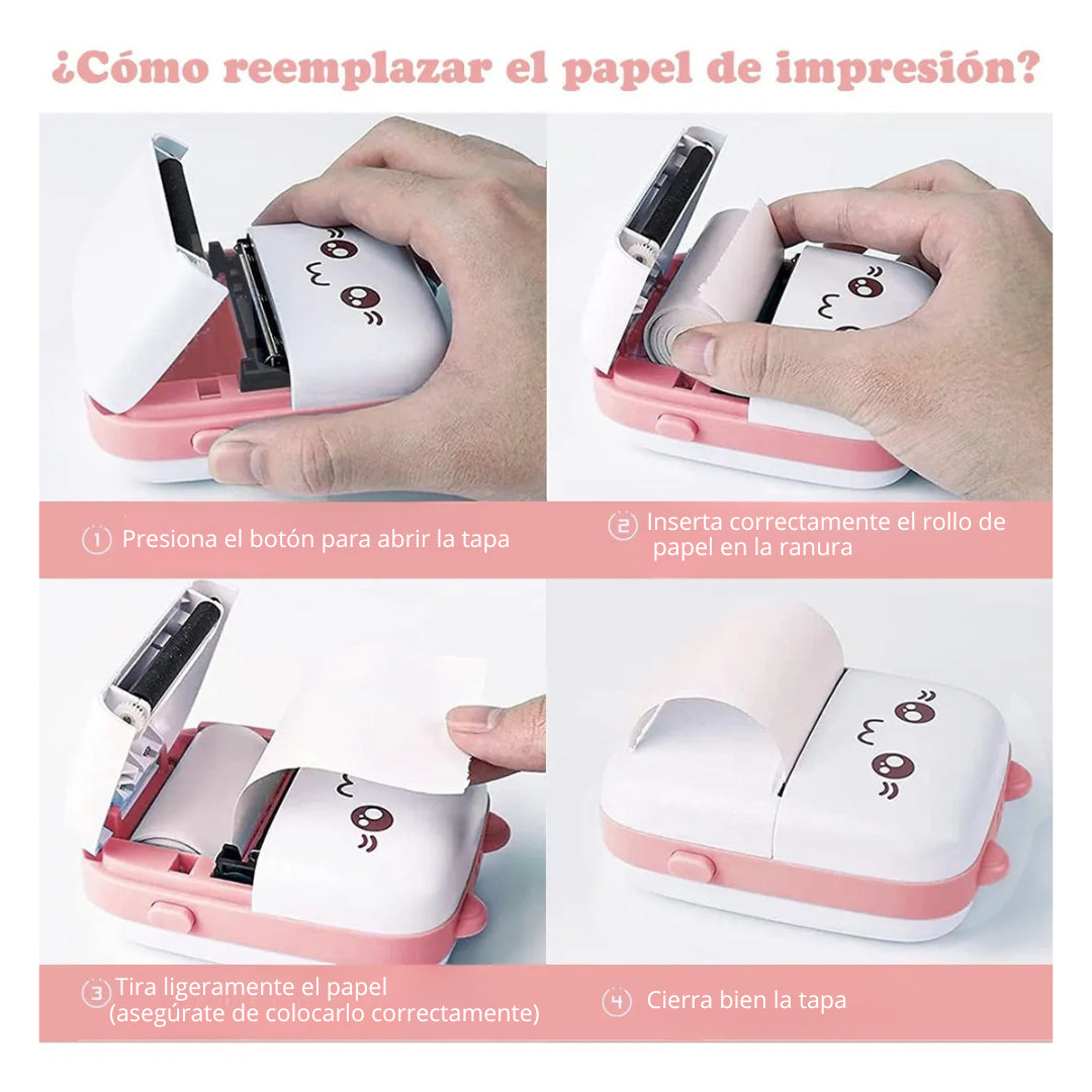 🖨️ FlashPrint® - Mini Impresora Portátil Bluetooth Para Android y iOS ✨