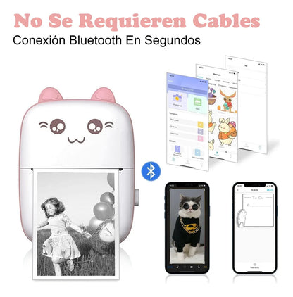 🖨️ FlashPrint® - Mini Impresora Portátil Bluetooth Para Android y iOS ✨