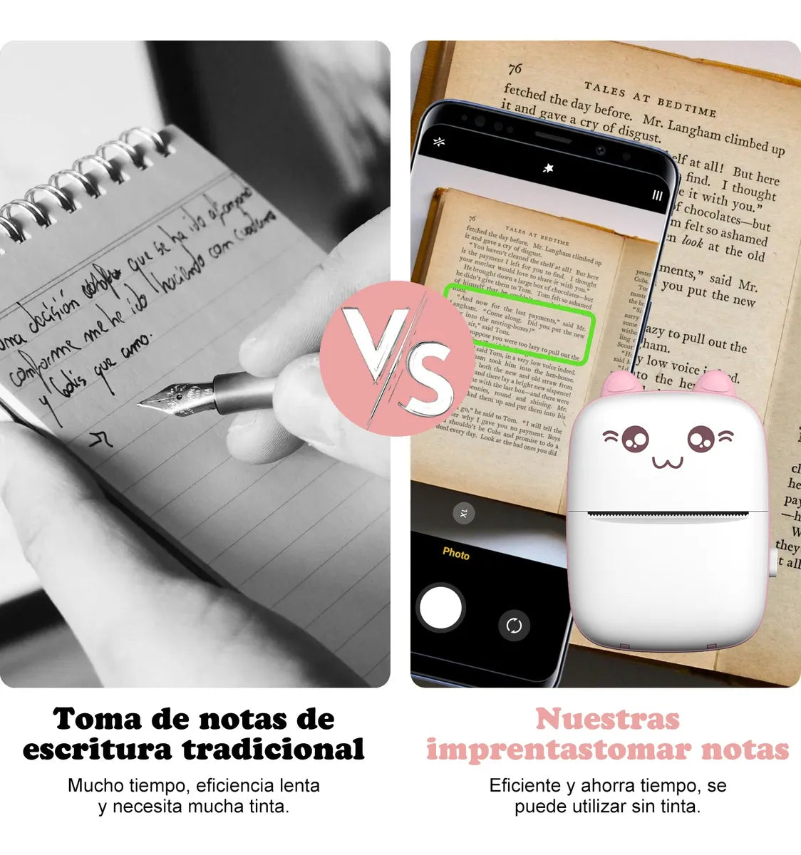 🖨️ FlashPrint® - Mini Impresora Portátil Bluetooth Para Android y iOS ✨