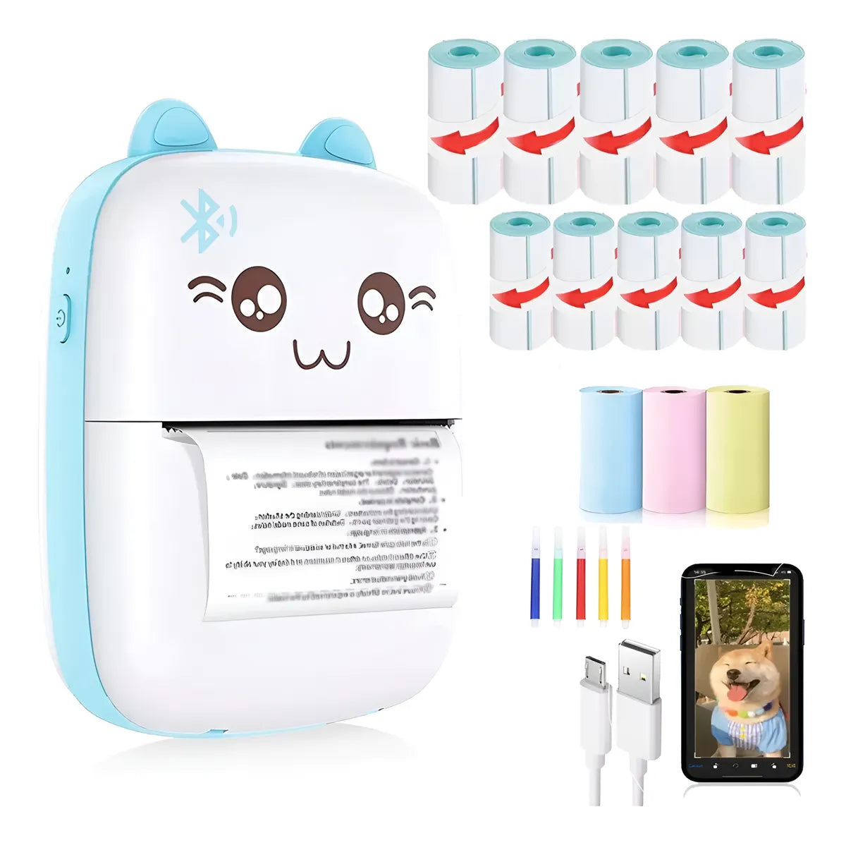 🖨️ FlashPrint® - Mini Impresora Portátil Bluetooth Para Android y iOS ✨