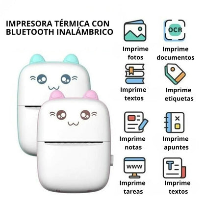 🖨️ FlashPrint® - Mini Impresora Portátil Bluetooth Para Android y iOS ✨