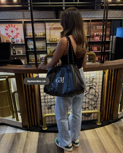 Bolso Tote Bag Black | Personalizado con Iniciales