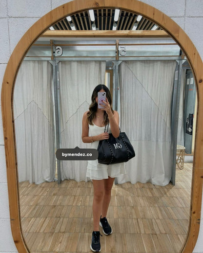 Bolso Tote Bag Black | Personalizado con Iniciales